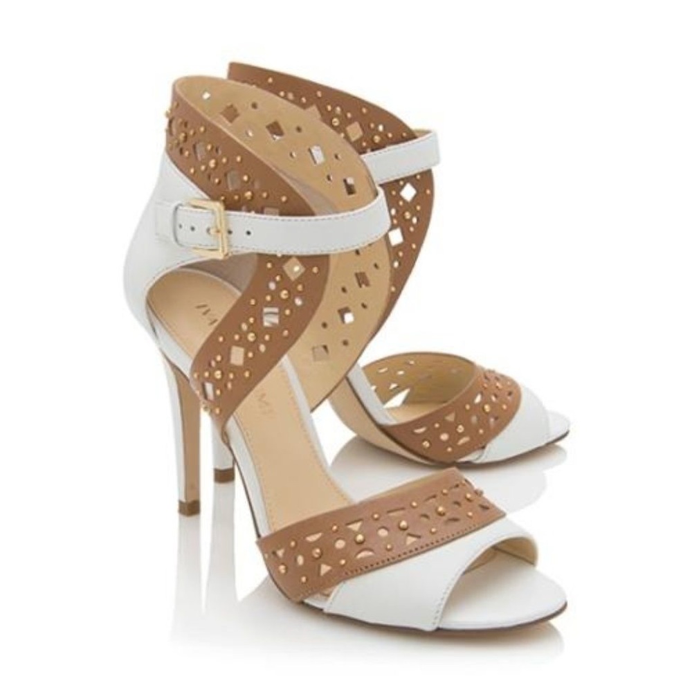 Ivanka Trump Dapoli Brown Multi Leather Heels